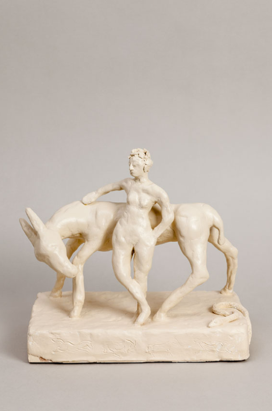 Marianne mag Esel ( H 26 cm, Keramiplast)