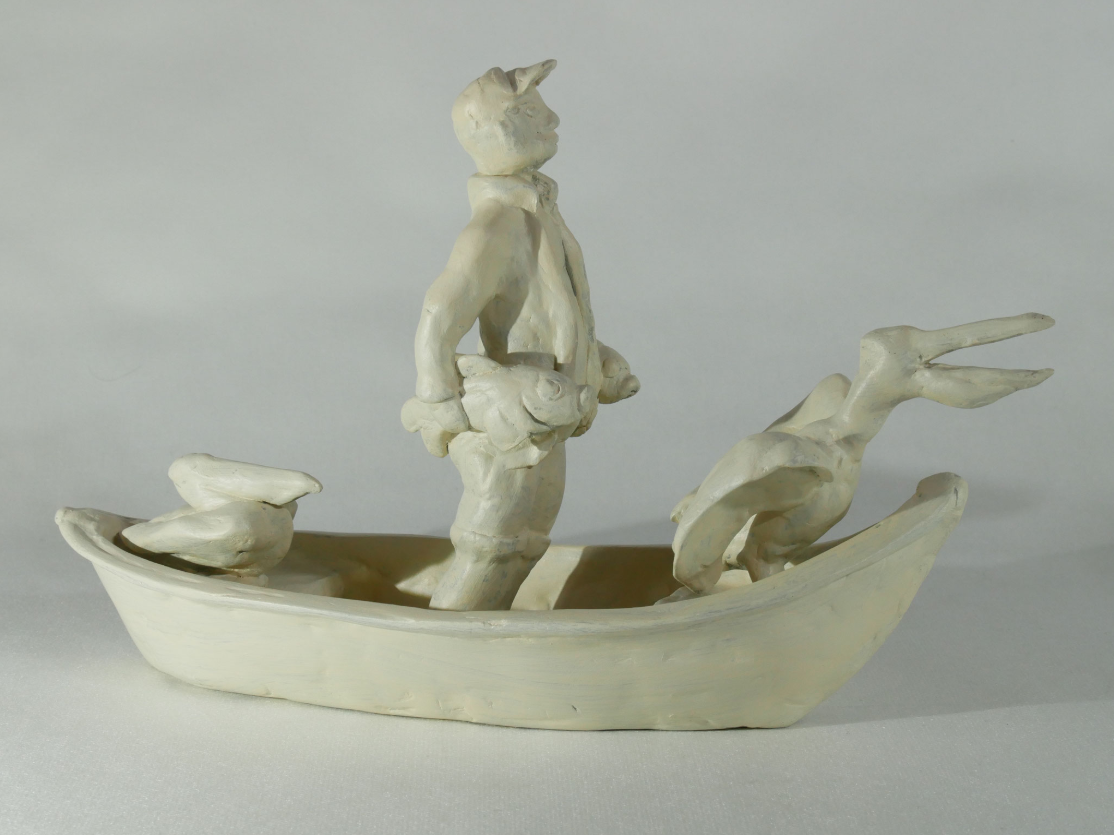 Der Ausflug (H 18 cm, Keramiplast)